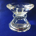 Load image into Gallery viewer, Taper and Pillar Crystal Glass Candle Holder Faceted Design Elegant Home Decor
