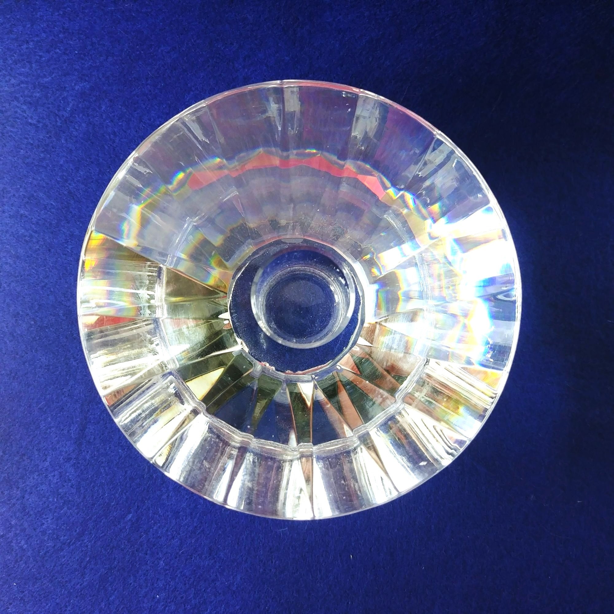 Taper and Pillar Crystal Glass Candle Holder Faceted Design Elegant Home Decor