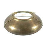 Load image into Gallery viewer, Bowl Brass Encased Outside Shell Hand Decorated Porcelain Rich&#39;s Dept Store 7.5&quot;
