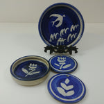 Load image into Gallery viewer, Asian Oriental Sauce Trinket Dishes and Wall Hangers 4 pc set
