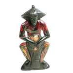 Load image into Gallery viewer, Wooden Figurine Man Playing Drum Ghana
