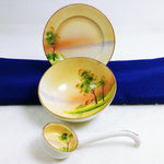 Load image into Gallery viewer, Nippon 3 Piece Mayo Set Hand Painted
