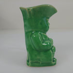 Load image into Gallery viewer, Colonial Man Creamer Pitcher Green With Handle Approx 4&quot; Tall
