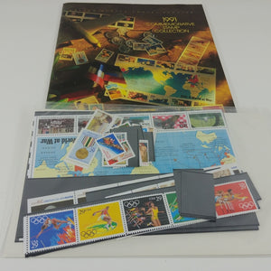 1991 US Commemorative MINT Stamps Sealed and Souvenir Stamp Album