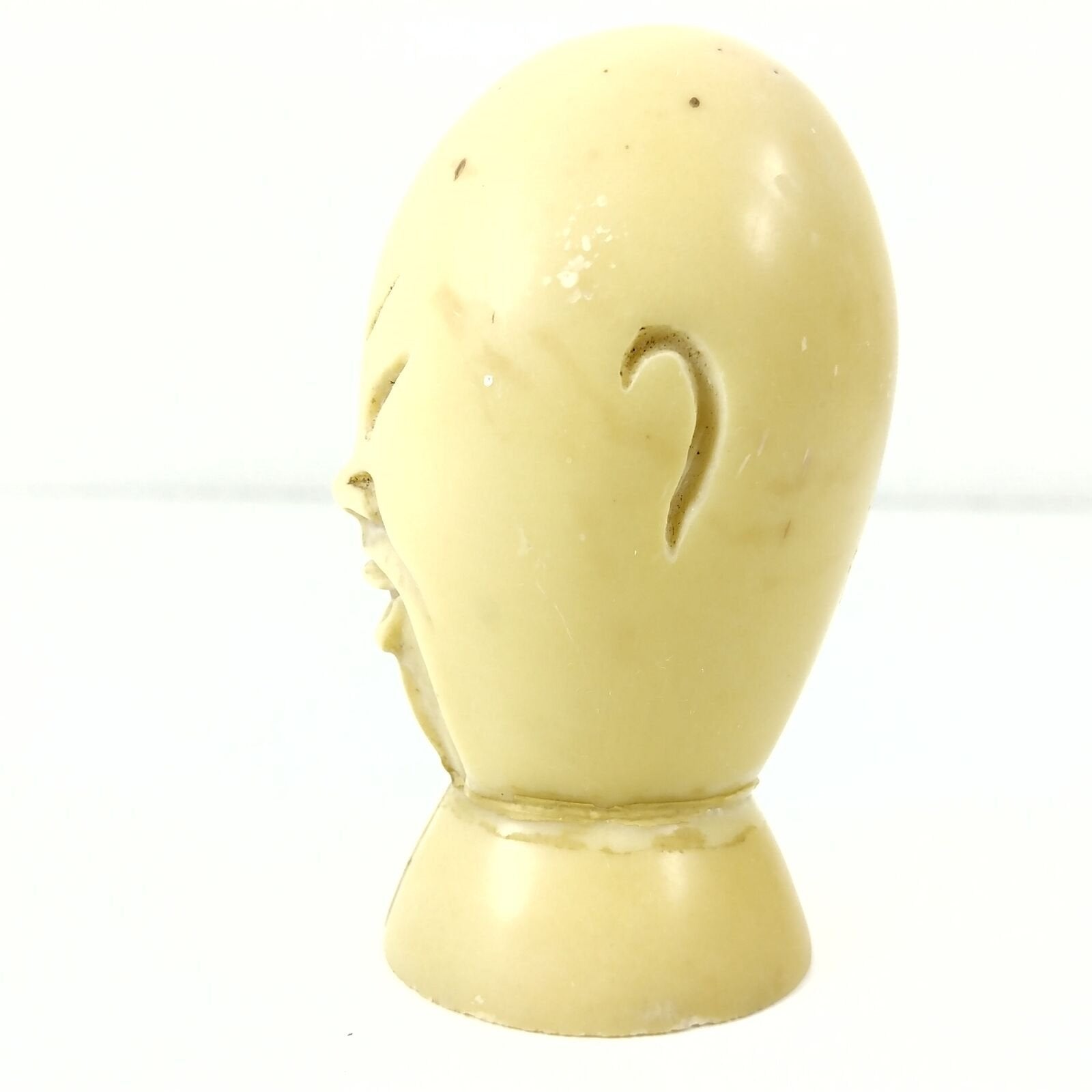 Asian Paperweight Finial Decorative Male Head Figurine