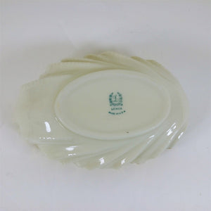 Lenox Acanthus Leaf Serving Bowl with Gold Rim   4885g1561b