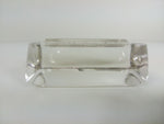 Load image into Gallery viewer, Vintage Glass Paperweight Embossed with James Adair Sewickley PA 1900
