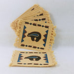 Load image into Gallery viewer, Cloth Coasters El Paso Saddleblanket Co Texas India 7&quot;x6&quot;

