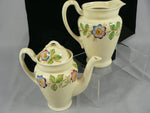 Load image into Gallery viewer, Teapot Pitcher w/ Lid &amp; Creamer Made in England Floral Pattern
