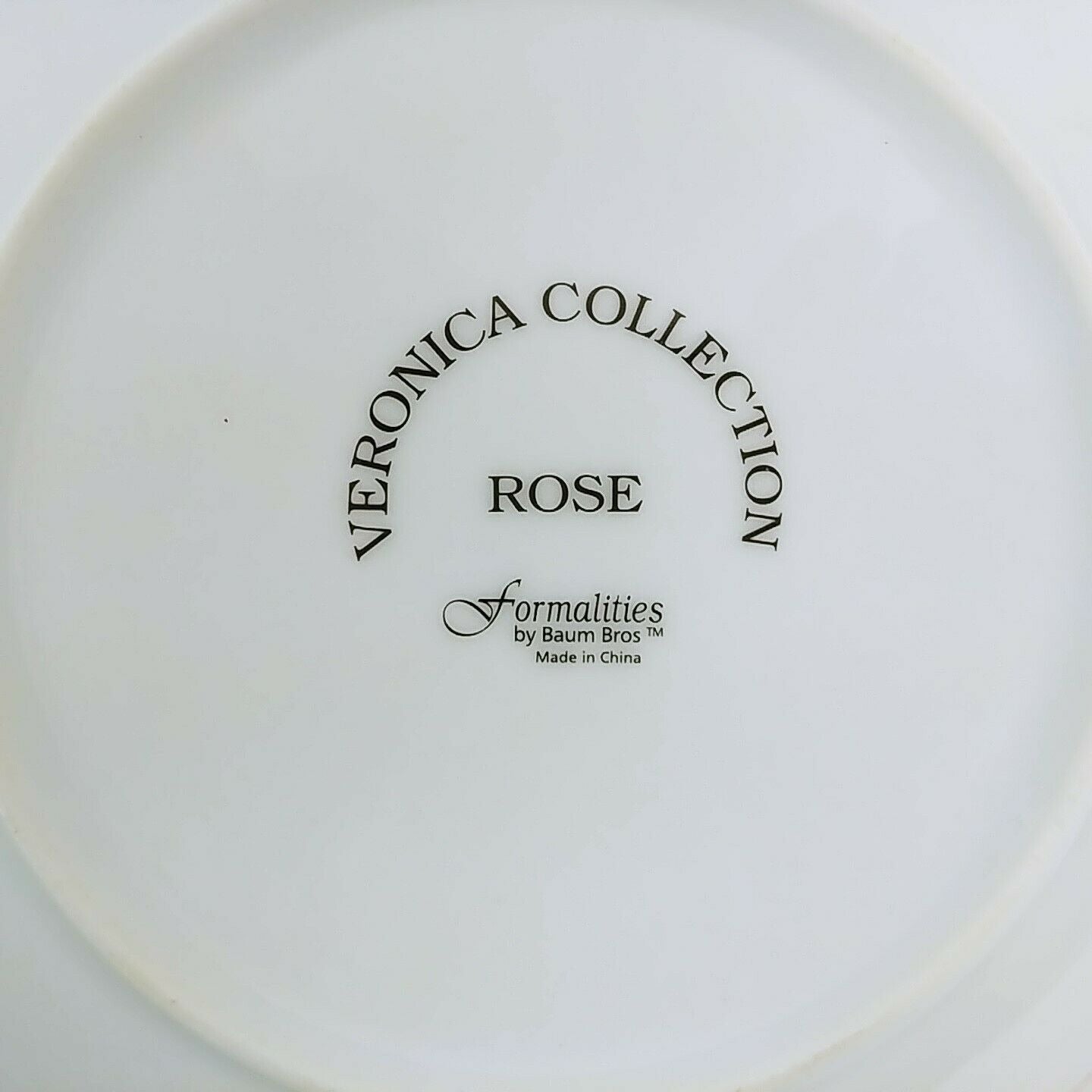 Decorative Plates Veronica Collection Formalites 2 Rose 1 Tulipe 1 Pivoine 8"