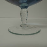 Load image into Gallery viewer, Deep Compote Etched with Grapes on Twisted Stem
