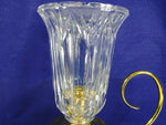 Load image into Gallery viewer, Hurricane Lamp Taper Candle Holder w/ Handle Glass Wind Shade Heavy Pc.
