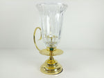 Load image into Gallery viewer, Hurricane Lamp Taper Candle Holder w/ Handle Glass Wind Shade Heavy Pc.
