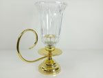 Load image into Gallery viewer, Hurricane Lamp Taper Candle Holder w/ Handle Glass Wind Shade Heavy Pc.
