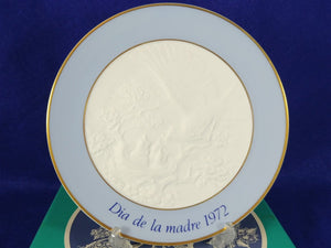 Lladro "Dia De La Madre 1972" Mother's Day Decorative Plate w/ Original Box