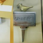 Load image into Gallery viewer, Cheese Markers Bombay Polish Aluminum Birds Gift Box NIB
