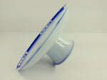 Load image into Gallery viewer, Asian Compote on Pedestal Base Blue &amp; White
