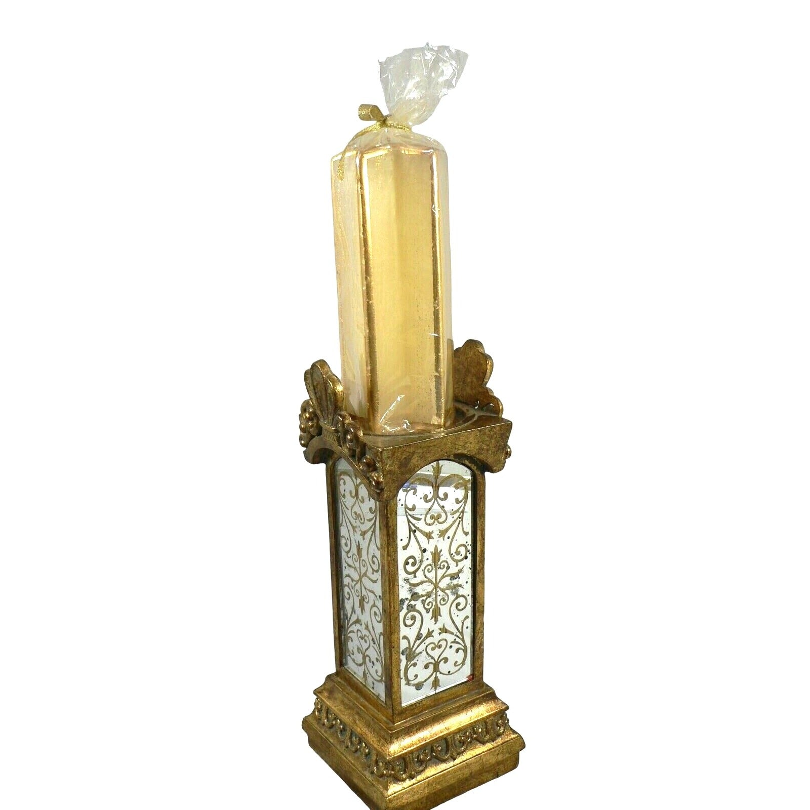 Nina Campbell Candle Holder Mirrored Base Custom Star Shape Decorative Candle