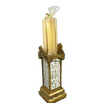 Load image into Gallery viewer, Nina Campbell Candle Holder Mirrored Base Custom Star Shape Decorative Candle
