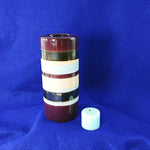 Load image into Gallery viewer, Candle Holder Votive Tea Light Ceramic Striped
