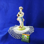 Load image into Gallery viewer, Figurine Male Musician Ardalt Hand Painted Porcelain 6.75in Tall
