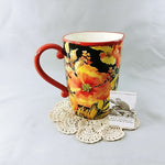 Load image into Gallery viewer, Pitcher Floral Hibiscus Certified International Tre Sorelle 8 1/2&quot;
