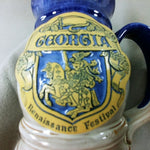 Load image into Gallery viewer, Beer Stein Renaissance Festival Georgia Blue and Grey
