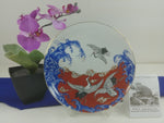 Load image into Gallery viewer, Vtg Takakashi Porcelain Decorative Plate w/ Easel Chop Marked &amp; Original Decal
