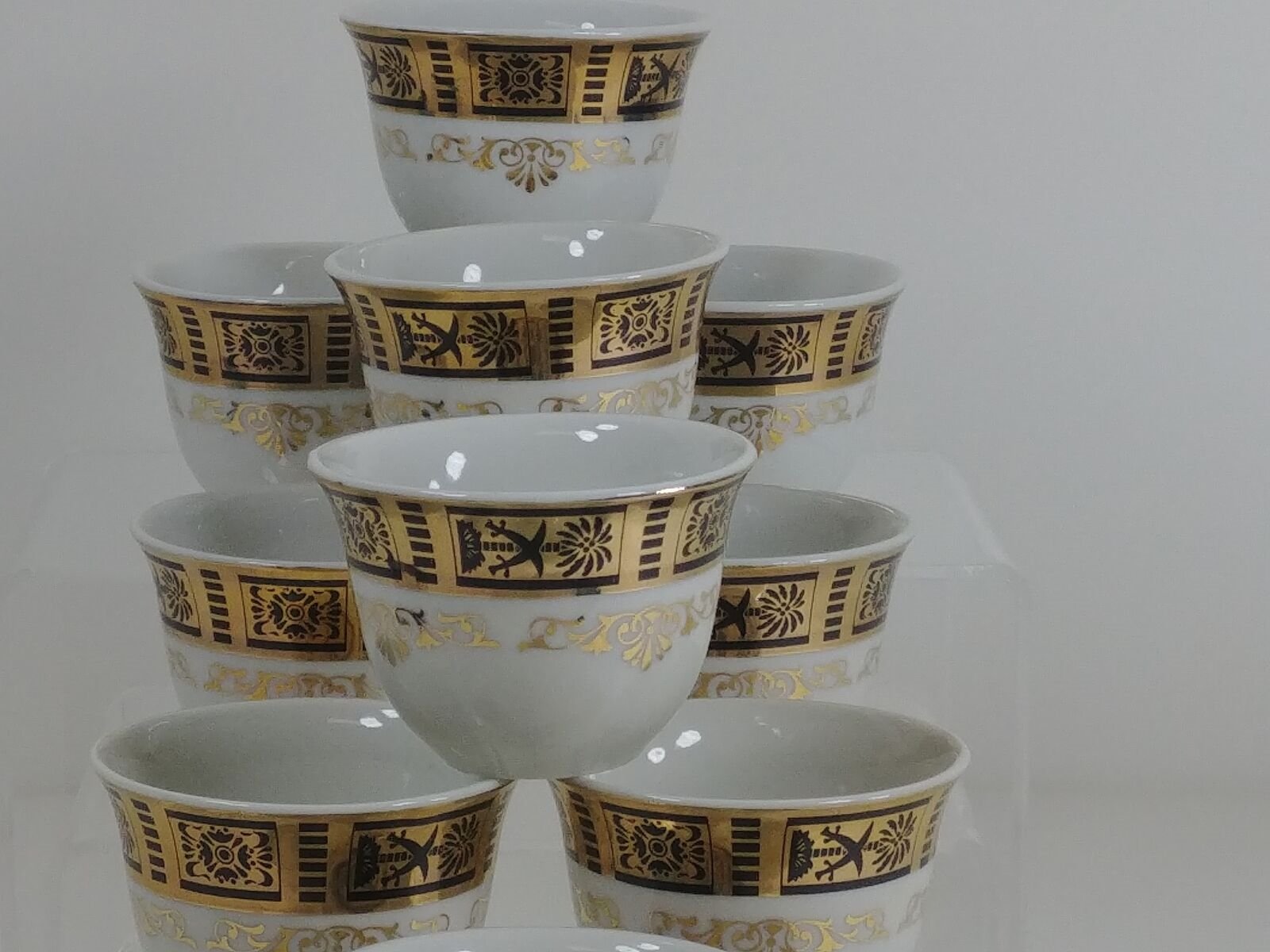 Fine China Cups Saki Tea Coffee 12 pc set