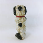 Load image into Gallery viewer, Dog Figurine Ceramic Hand Painted Glaze Playfully Standing On Rear Legs 9&quot; Tall
