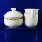 Load image into Gallery viewer, Sugar Bowl with Lid and Creamer Thomson Pottery Birdhouse
