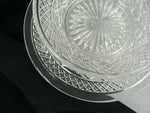 Load image into Gallery viewer, Vtg. Glass Bread Plate and Bowl 7&quot; 2 pc. set
