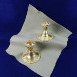 Load image into Gallery viewer, Godinger Candlestick Holder Silver Plated Set of 2
