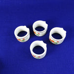 Load image into Gallery viewer, Napkin Rings Strawberry Themed Set of 4 Avon Products
