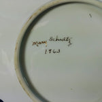 Load image into Gallery viewer, Trinket Candy Dish Artisan Signed Hand Painted 1963
