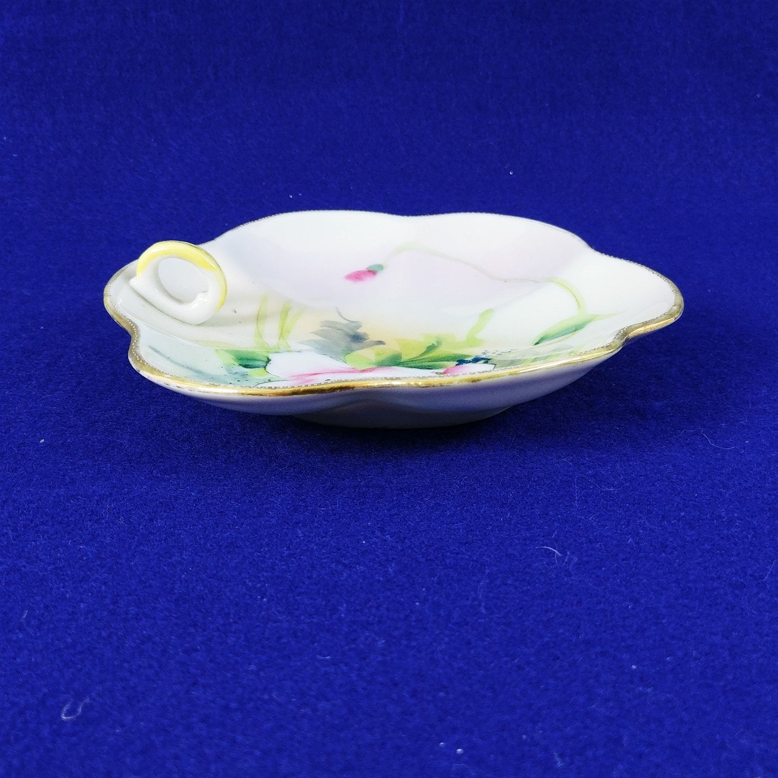 Trinket Candy Dish Hand Painted GLORIA L W and Co Nippon