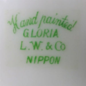 Trinket Candy Dish Hand Painted GLORIA L W and Co Nippon