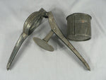 Load image into Gallery viewer, Vintage Primitive Potato Ricer, Juicer, Hand Press Masher, metal
