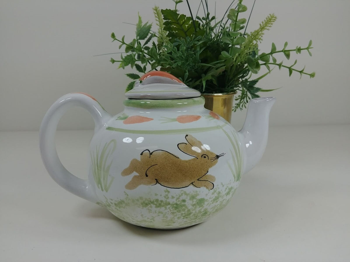 Tea Pot Rabbit and Carrots Design – MDC Galleries and Fine Art