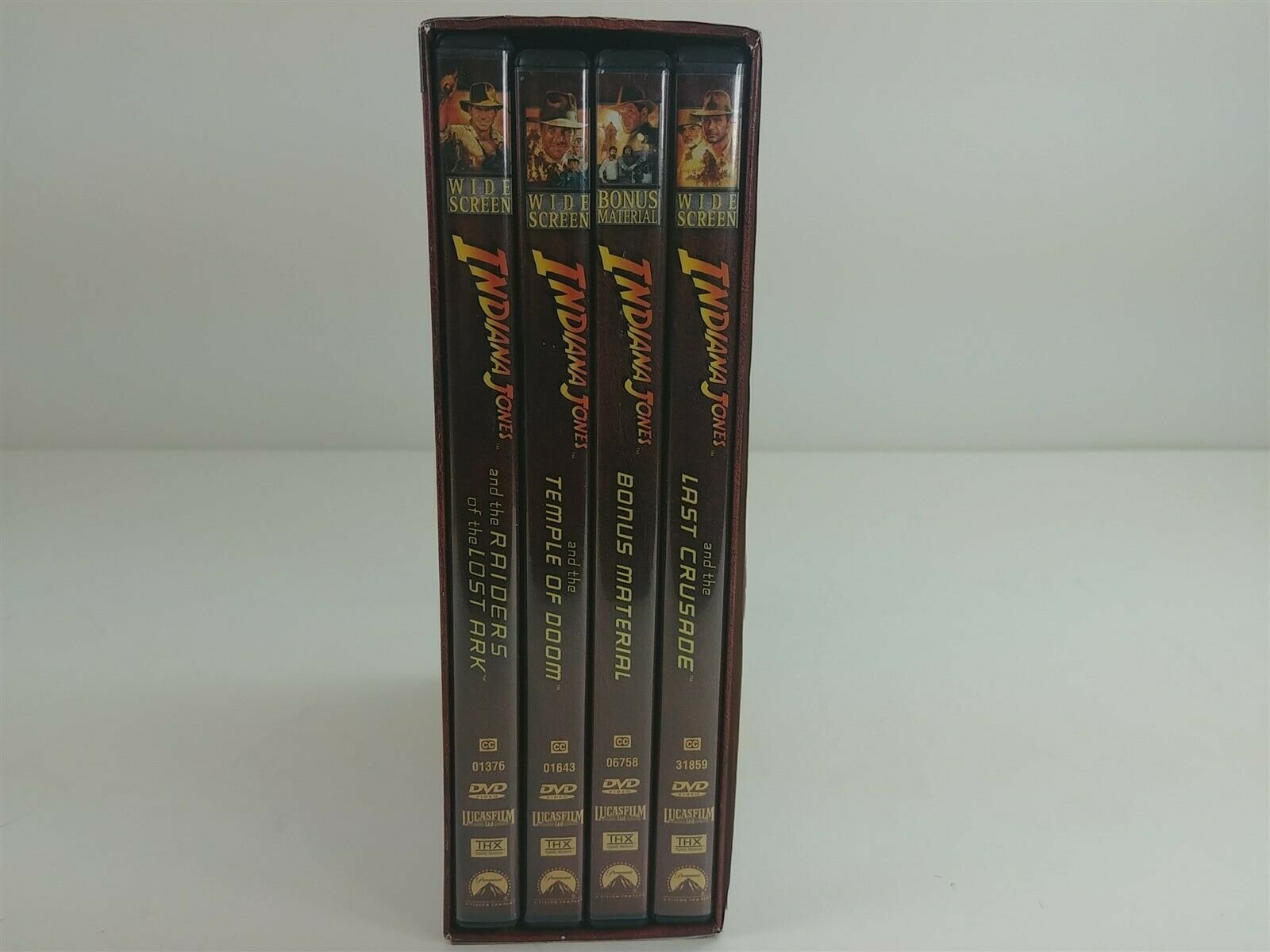 Indiana Jones The Complete Collection 4 DVD Widescreen Set