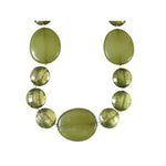 Load image into Gallery viewer, Necklace Ladies Fashion Jewelry Olive Green Vintage 32&quot; Extendable
