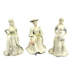 Load image into Gallery viewer, Female Figurines Victorian Ladies Vintage Porcelain K&#39;s Collection 3 pcs
