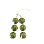 Load image into Gallery viewer, Necklace Ladies Fashion Jewelry Olive Green Vintage 32&quot; Extendable
