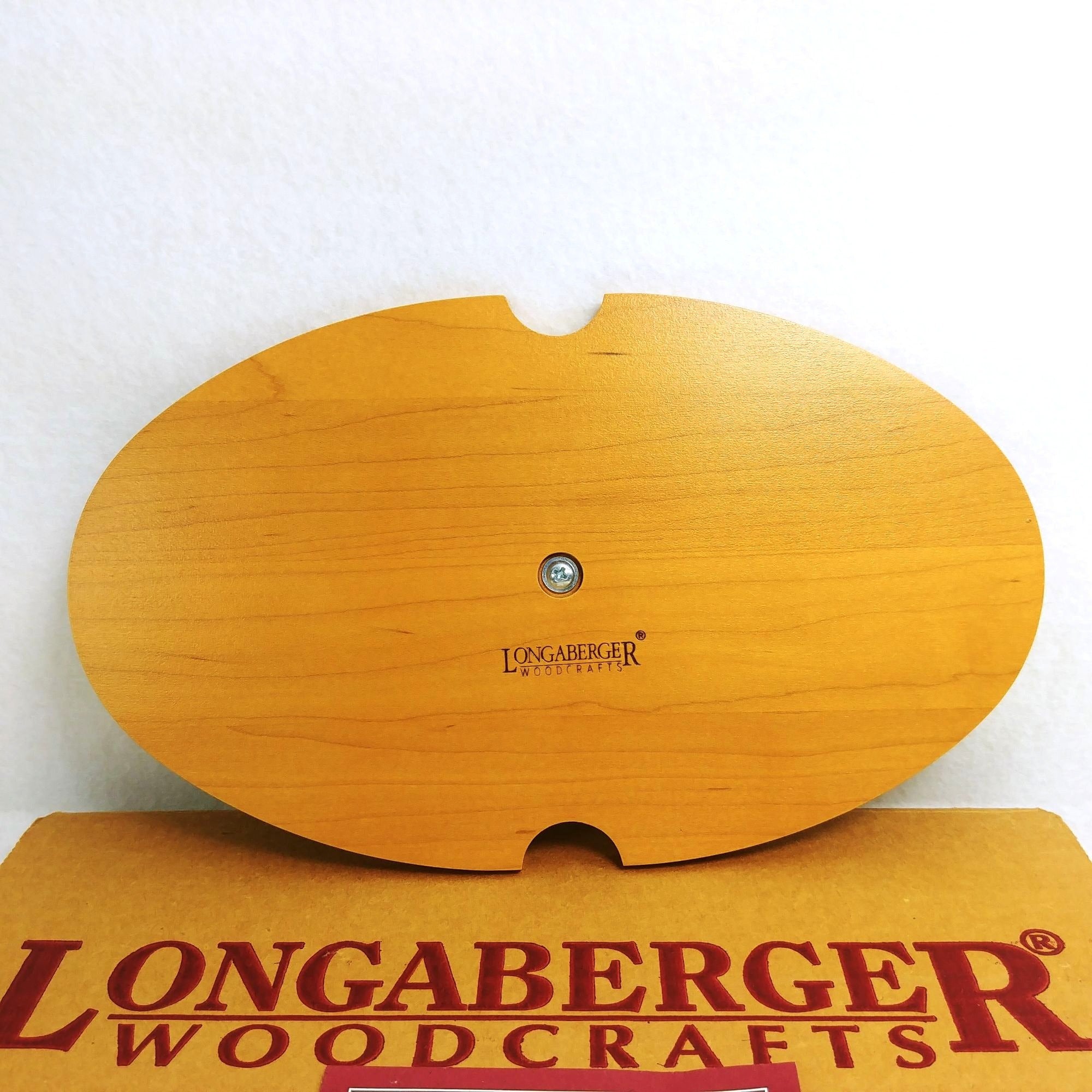 Longaberger Woodcrafts Lid For Century Basket Original Box 53635