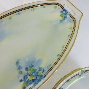 Decorative Platter Tray Table Centerpiece Embossed Rabbit Design 18.5"