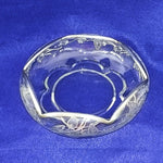 Load image into Gallery viewer, Glass Serving Platter Tray Embossed Bottom Fruit Design Handles Braided Edge
