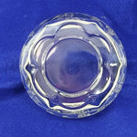 Load image into Gallery viewer, Glass Serving Platter Tray Embossed Bottom Fruit Design Handles Braided Edge
