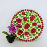 Load image into Gallery viewer, Serving Platter Emily Rose by Don Swanson Tabletops Unlimited 16&quot;
