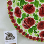 Load image into Gallery viewer, Serving Platter Emily Rose by Don Swanson Tabletops Unlimited 16&quot;
