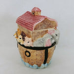 Load image into Gallery viewer, Cookie Jar Noah&#39;s Ark Ceramic Wang&#39;s International Vintage
